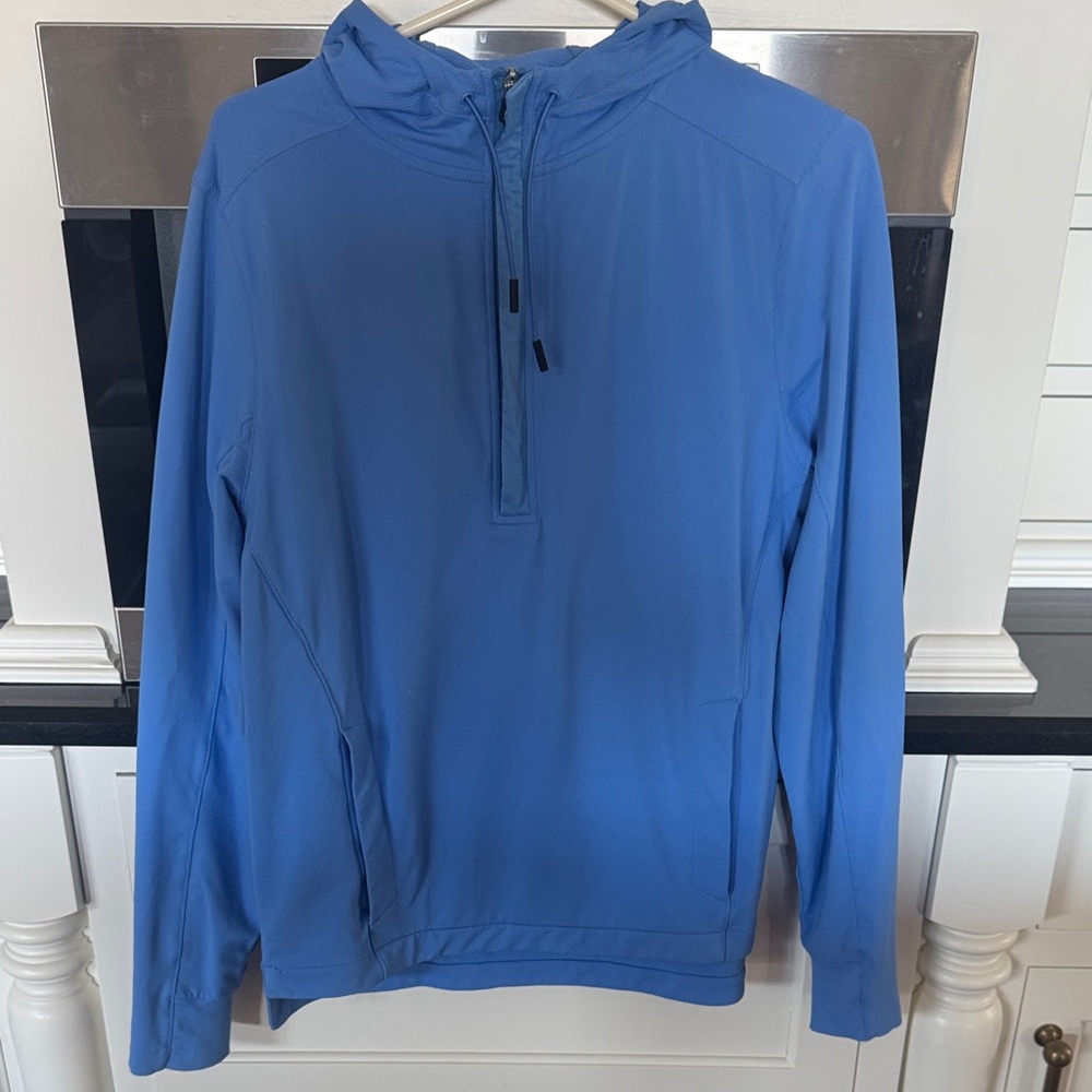 Gold Light Blue Men's hoodie
